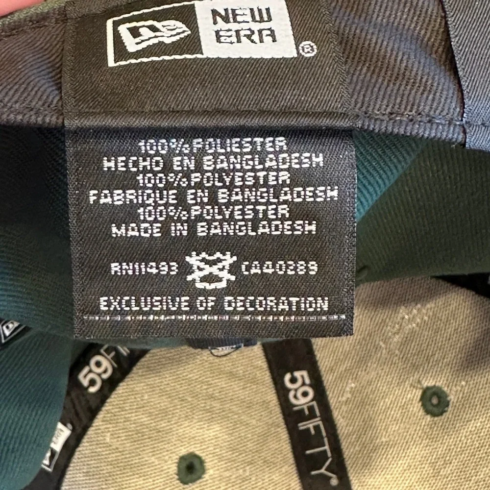 Milwaukee Bucks New‎ Era 59FIFTY Fitted Hat 7 5/8 Green Polyester